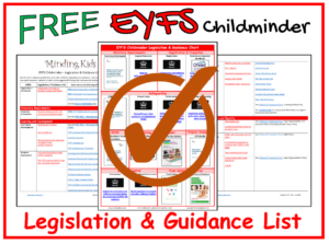 EYFS Legislation & Guidance Ad Image